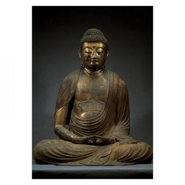 絵はがき〈阿弥陀如来坐像(定印)〉K-46|絵はがき / ポストカード