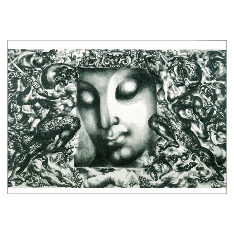 絵はがき〈マーラの戦い〉タワン・ダッチャニー FA-52|ジャンルで選ぶ|絵はがき / ポストカード