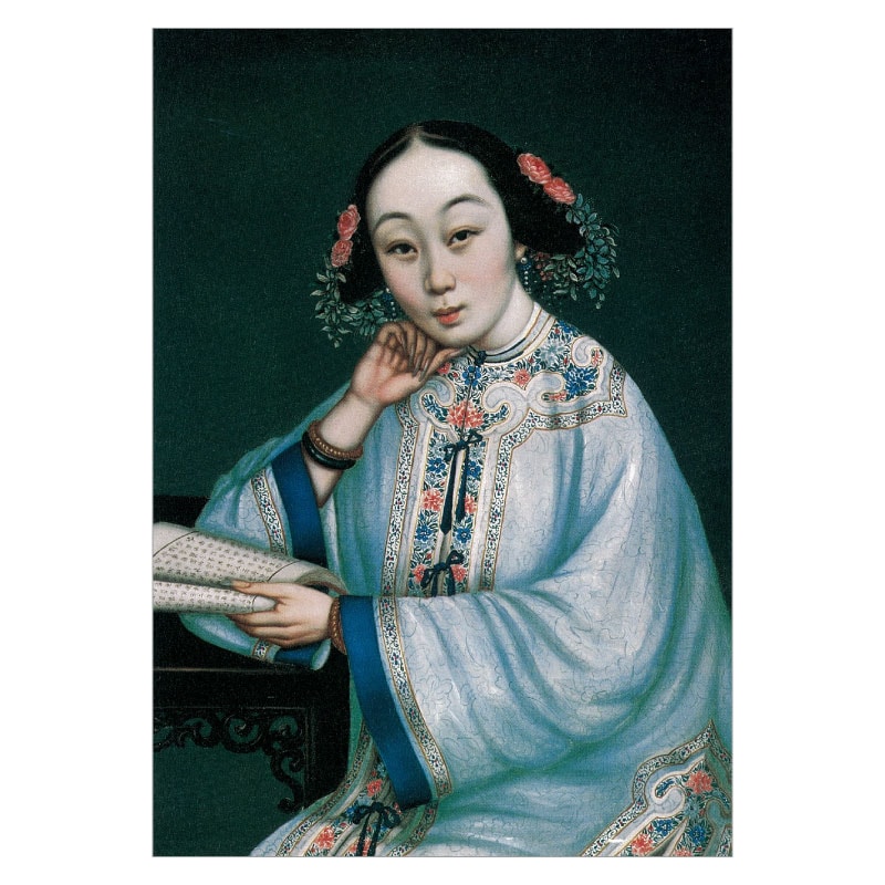 BASUKI　ABDULLAH（バスキ　アブドウラ）、貴婦人像 絵はがき〈貴婦人像〉作者不詳 FA-66京都便利堂オンラインショップ