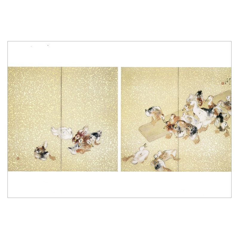 絵はがき〈若き家鴨〉竹内栖鳳 日-46|ジャンルで選ぶ|絵はがき / ポストカード