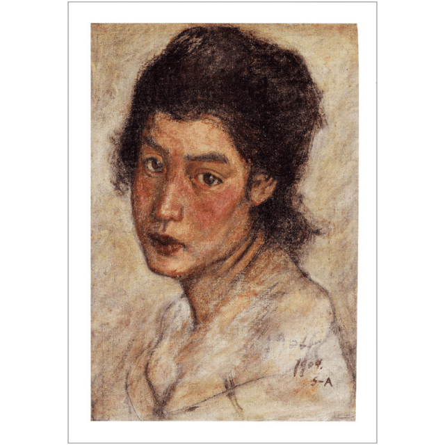 絵はがき〈女の顔〉青木繁 洋-35京都便利堂オンラインショップ