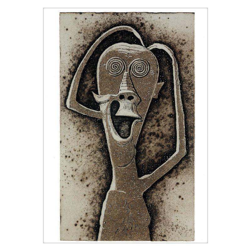 絵はがき〈アレレ〉浜田知明 版-3|絵はがき / ポストカード