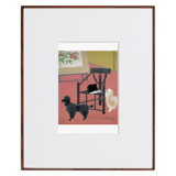 マグネットフレーム絵はがきセット〈画室の客〉金島桂華|絵はがきフレームセット|アートを飾る