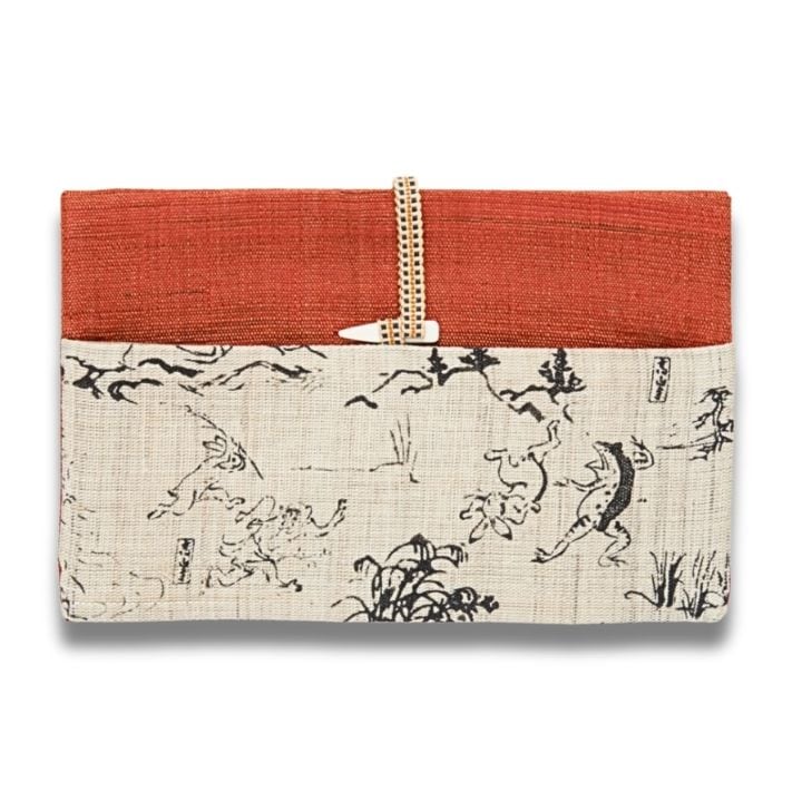 在庫限り！ 懐紙入れ〈国宝 鳥獣人物戯画〉さび朱京都便利堂オンライン