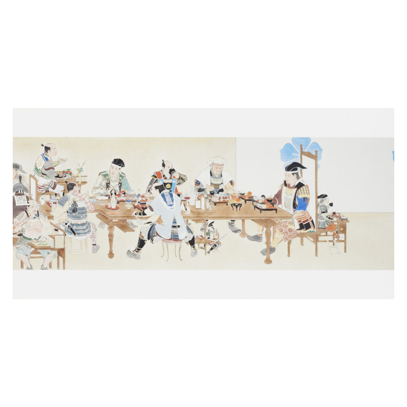 長型はがき〈最後の晩餐〉山口晃京都便利堂オンラインショップ