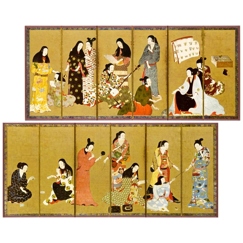 縮小屏風〈国宝 松浦屏風〉京都便利堂オンラインショップ