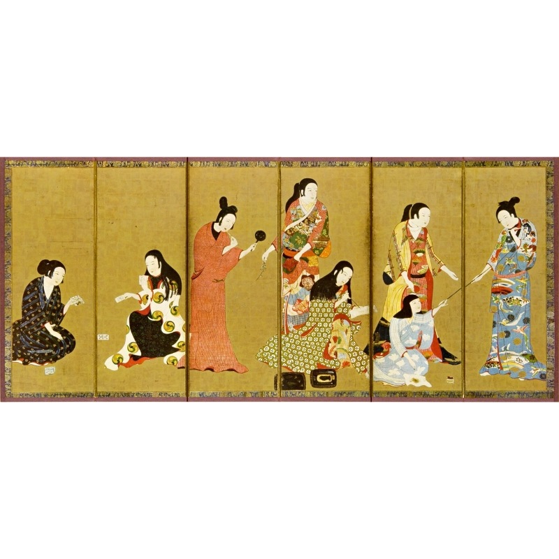縮小屏風〈国宝 松浦屏風〉京都便利堂オンラインショップ