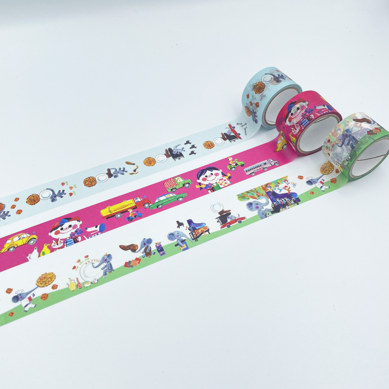 マスキングテープ 堀内誠一 〈ぐるんぱのようちえん〉緑京都便利