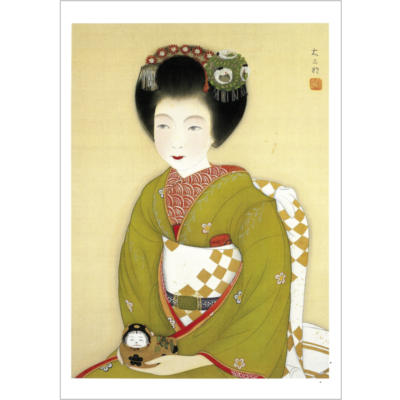 絵はがき〈舞妓〉中村大三郎 NA-105京都便利堂オンラインショップ