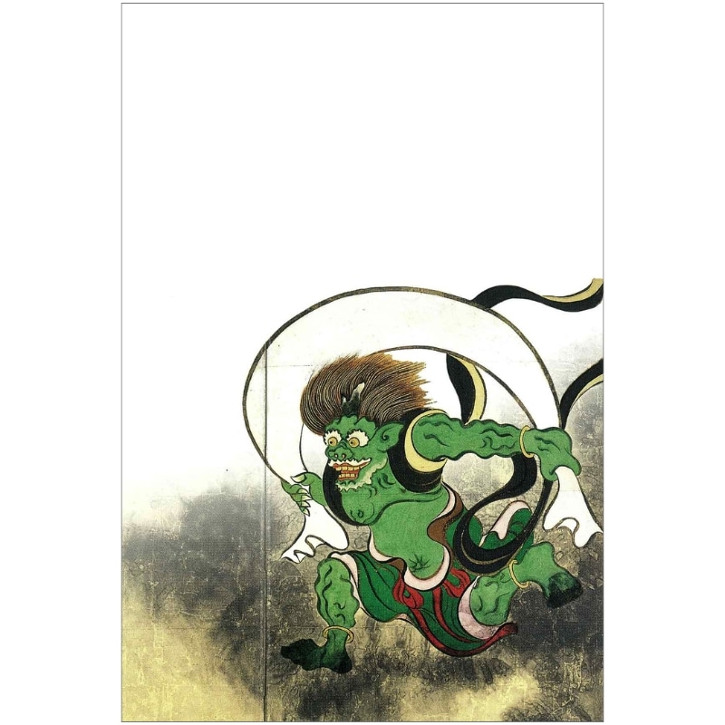 絵はがき〈重文 風神雷神図屏風(右隻) 〉尾形光琳 TB-029京都便利堂