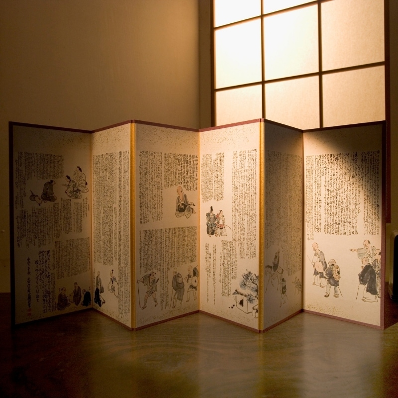 縮小屏風〈重文 奥の細道図屏風〉与謝蕪村京都便利堂オンラインショップ