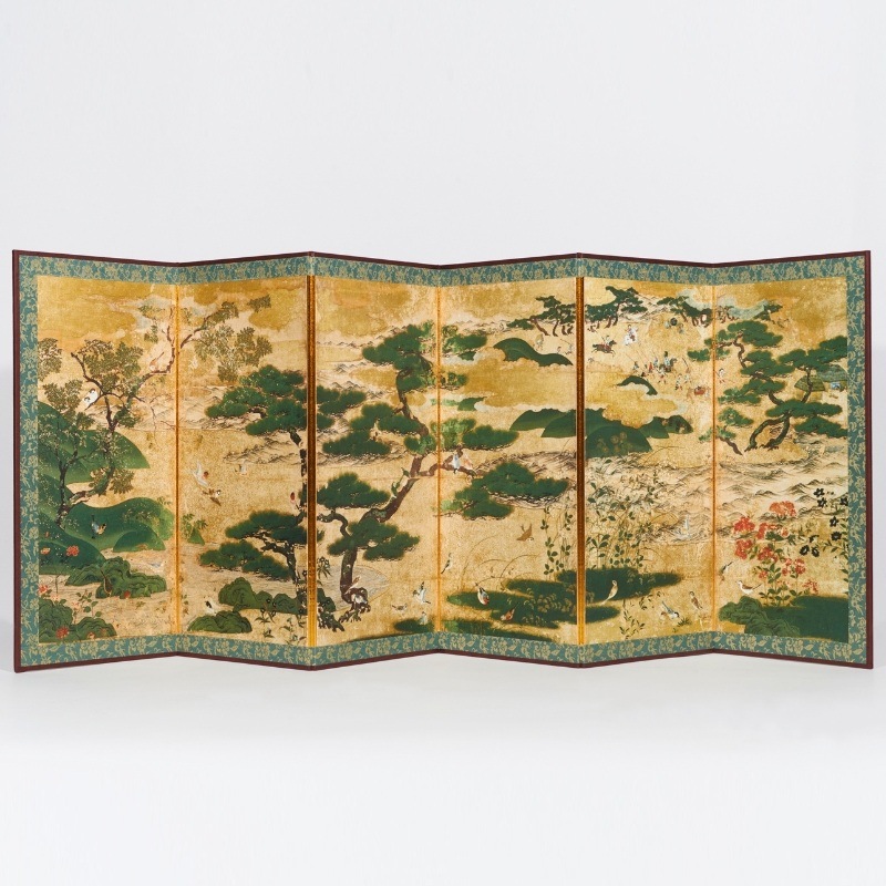 縮小屏風〈重文 浜松図〉京都便利堂オンラインショップ