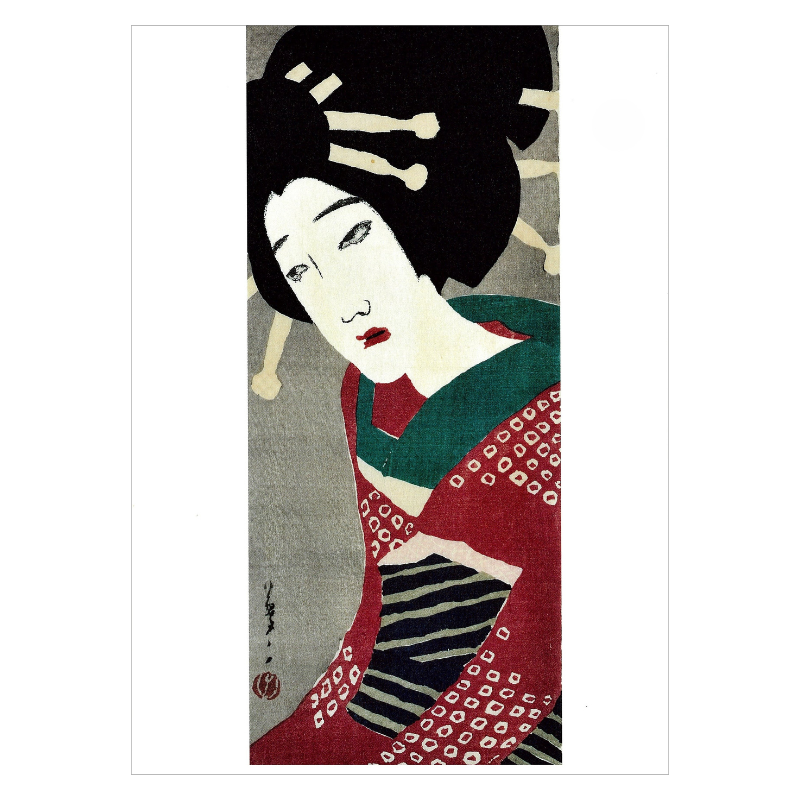 感謝祭クーポン対象】絵はがき〈小春〉竹久夢二京都便利堂オンライン