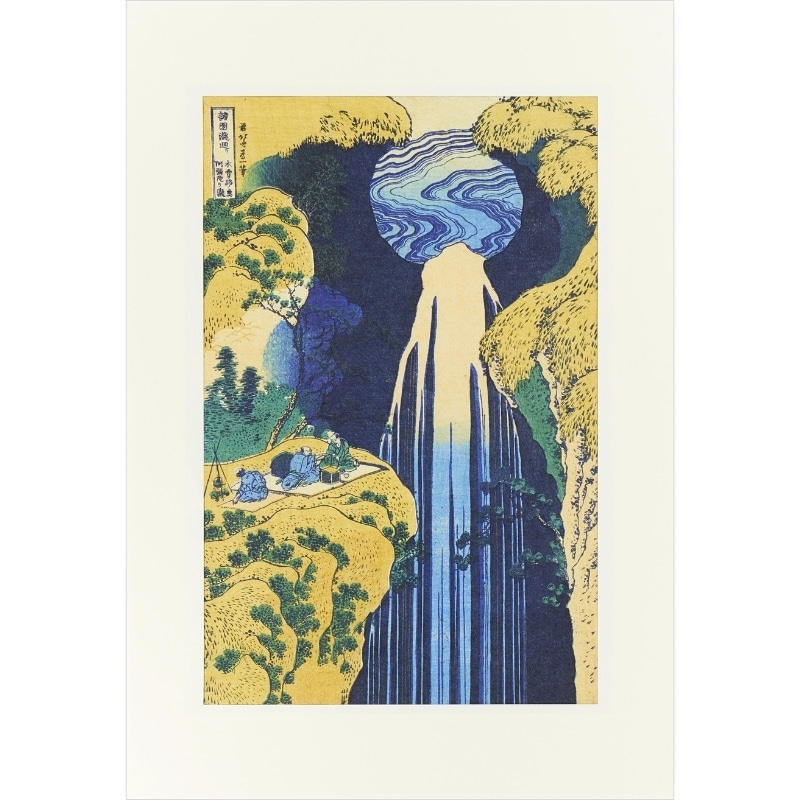 新品額装　浮世絵 9/14発売】版画額絵シリーズ 浮世絵 〈諸国瀧廻り・木曽路ノ奥阿彌陀ヶ