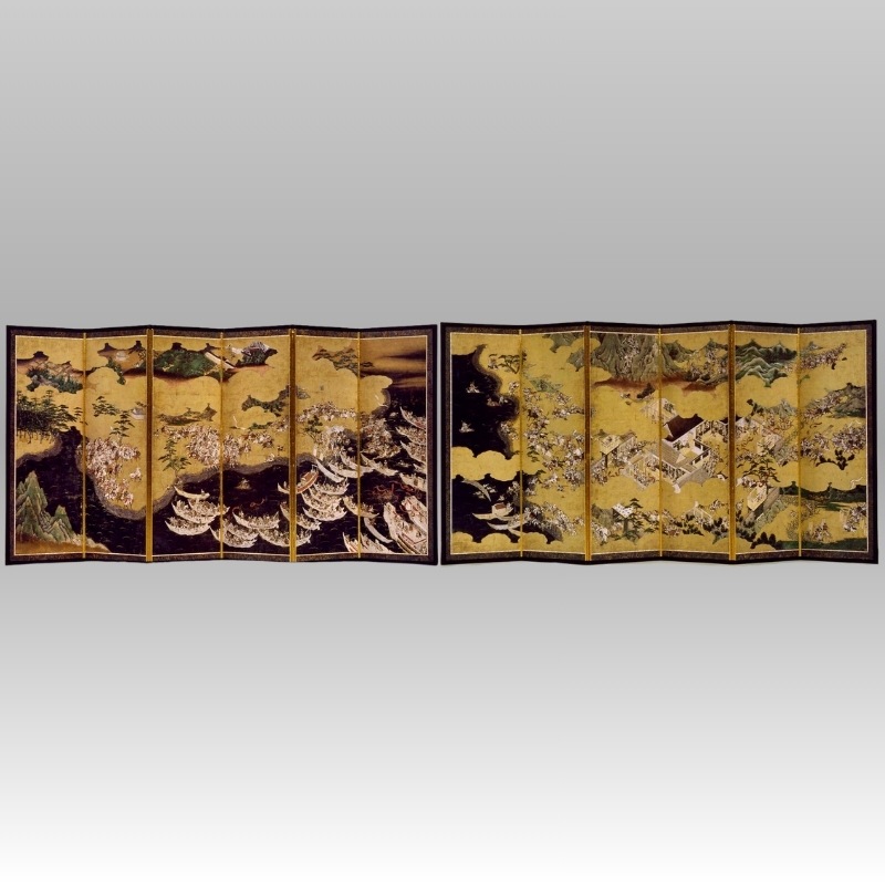 縮小屏風〈源平合戦図屏風 〉京都便利堂オンラインショップ