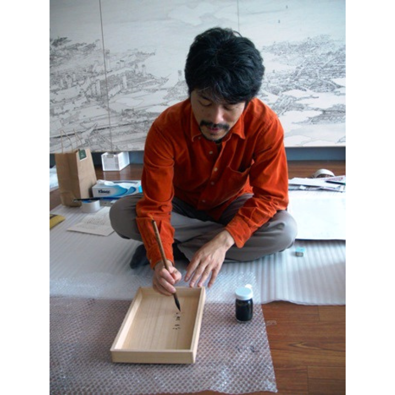 限定50部】掛軸 山口晃〈五武人図〉京都便利堂オンラインショップ