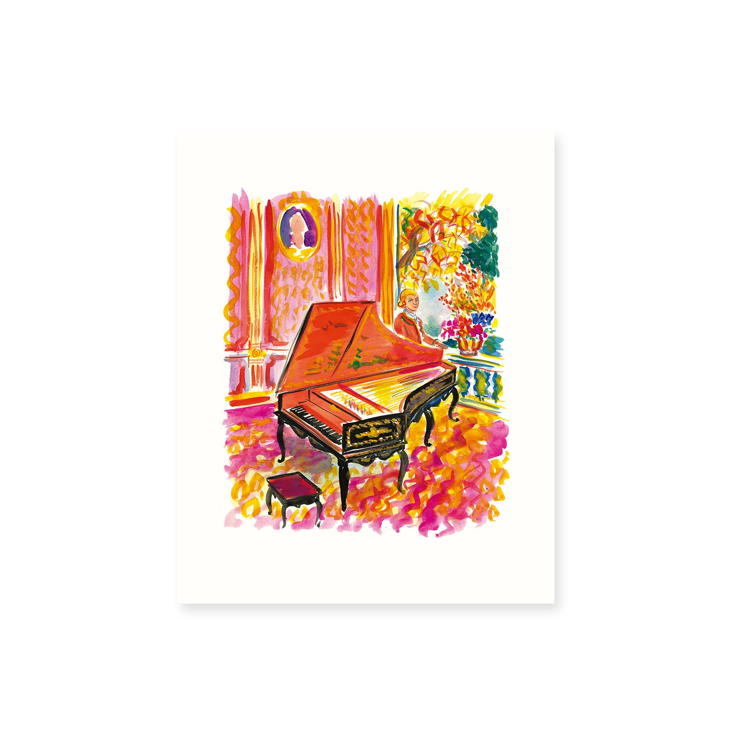 堀内誠一 《音楽の肖像》 コロタイプポートフォリオ京都便利堂