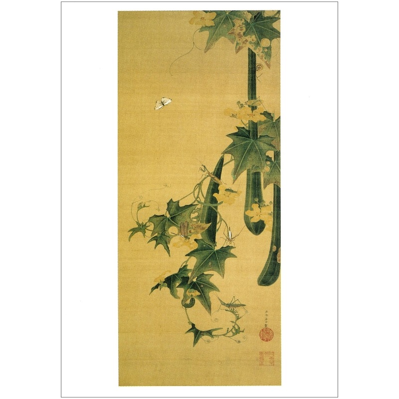 絵はがき〈糸瓜群虫図〉伊藤若冲 NA-53京都便利堂オンラインショップ