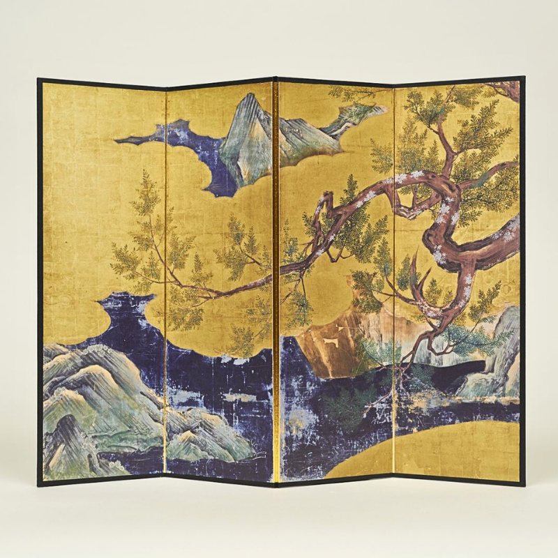 縮小屏風〈国宝 檜図屏風〉伝狩野永徳京都便利堂オンラインショップ