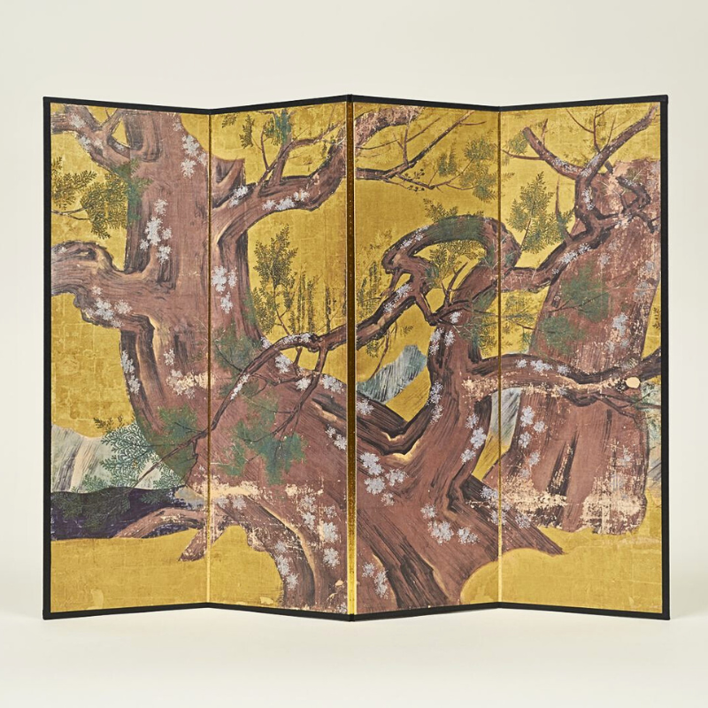 縮小屏風〈国宝 檜図屏風〉伝狩野永徳京都便利堂オンラインショップ