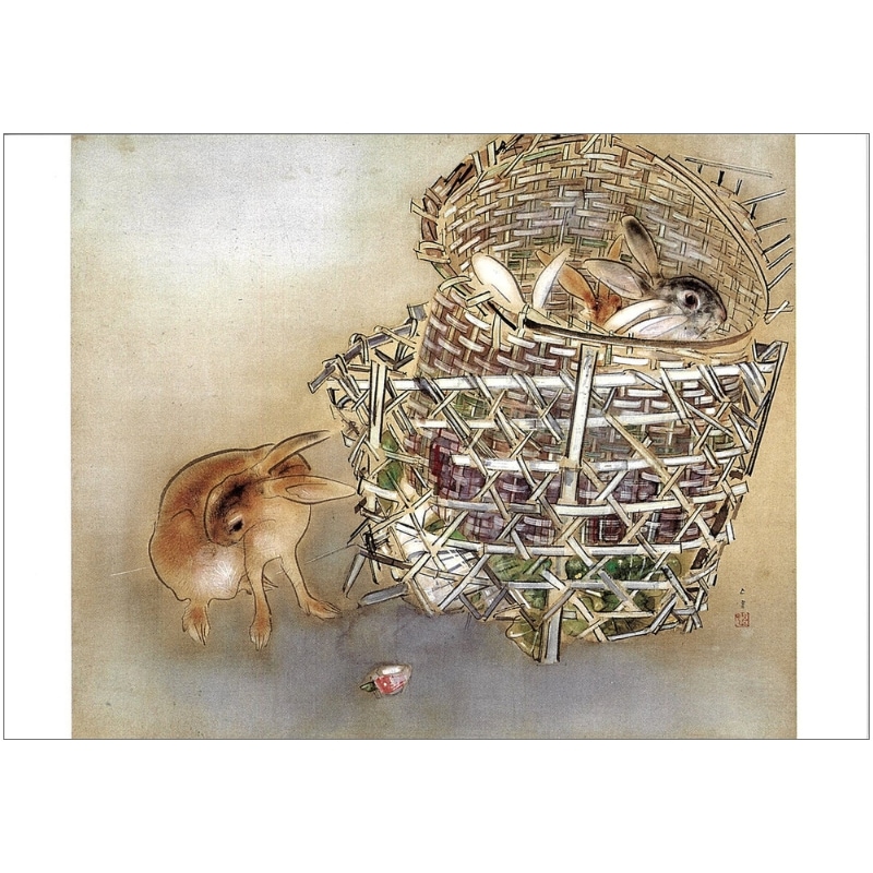 華園文庫 愚蔵 編 弘化四年 初版 絵入り です。 絵はがき〈園裡即興〉西村五雲 NA-134京都便利堂オンラインショップ