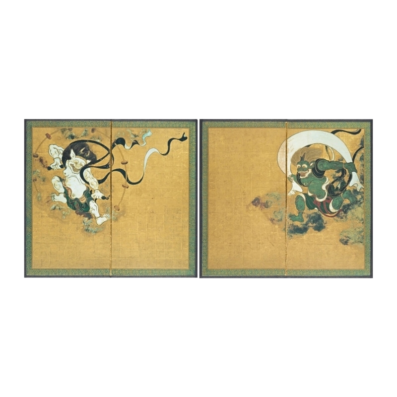 縮小屏風〈国宝 風神雷神図〉(小) 俵屋宗達京都便利堂オンラインショップ