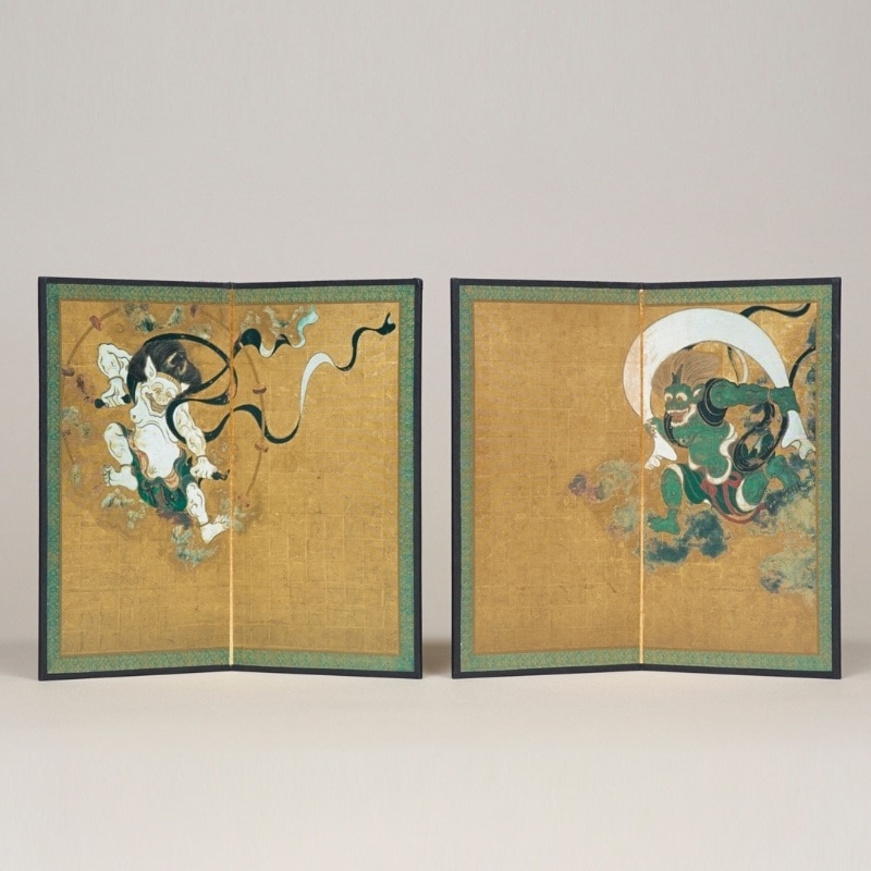 縮小屏風〈国宝 風神雷神図〉(小) 俵屋宗達京都便利堂オンラインショップ