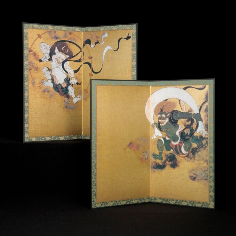 縮小屏風〈国宝 風神雷神図〉(大) 俵屋宗達京都便利堂オンラインショップ