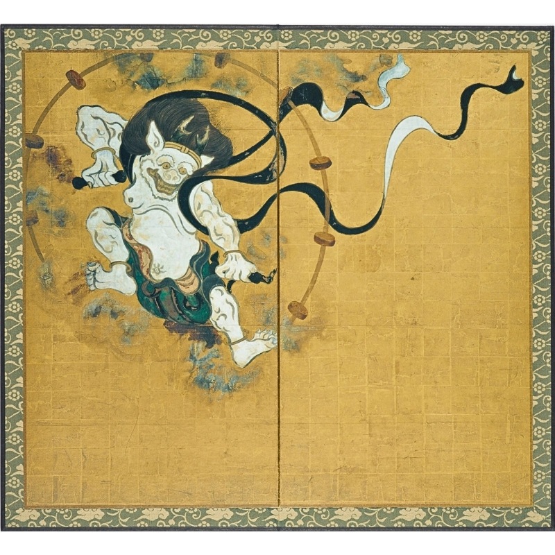 縮小屏風〈国宝 風神雷神図〉(大) 俵屋宗達京都便利堂オンラインショップ