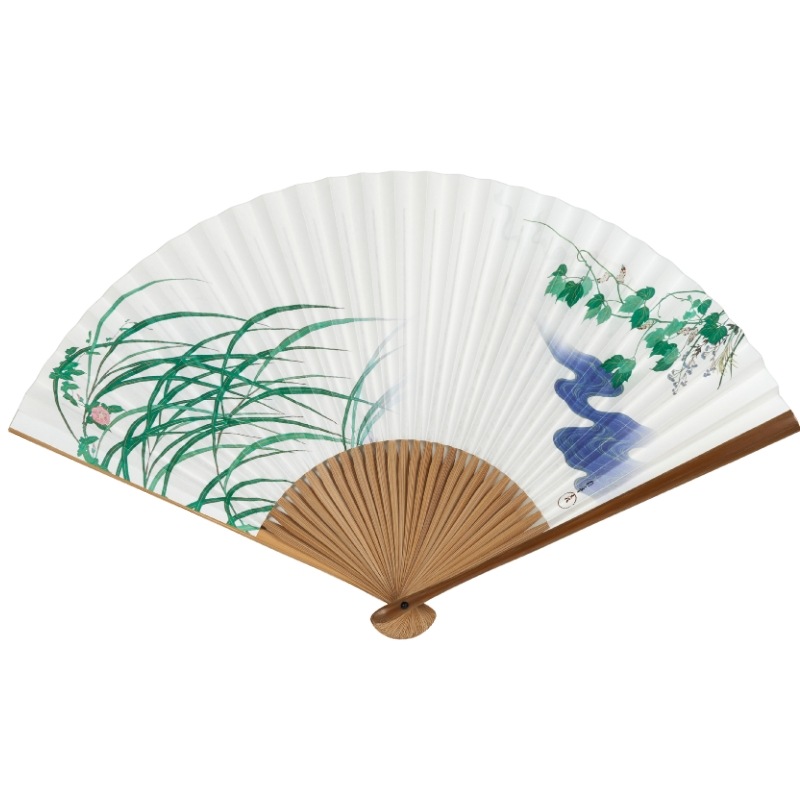 扇子〈風神雷神図・夏秋草図〉 尾形光琳・酒井抱一 (男女兼用)京都便利