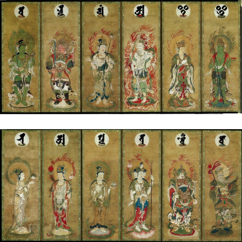 縮小屏風 東寺〈国宝 十二天屏風〉京都便利堂オンラインショップ