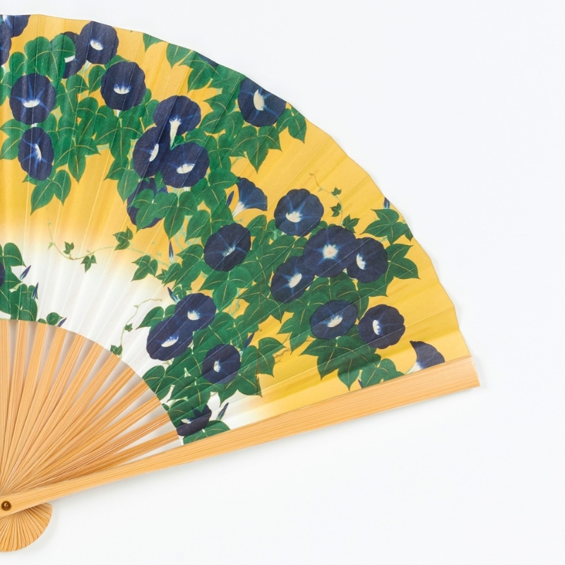 【安藤耕斎 あんどうこうさい 柘榴図】扇子 扇子〈朝顔図〉鈴木其一 (女性用)京都便利堂オンラインショップ
