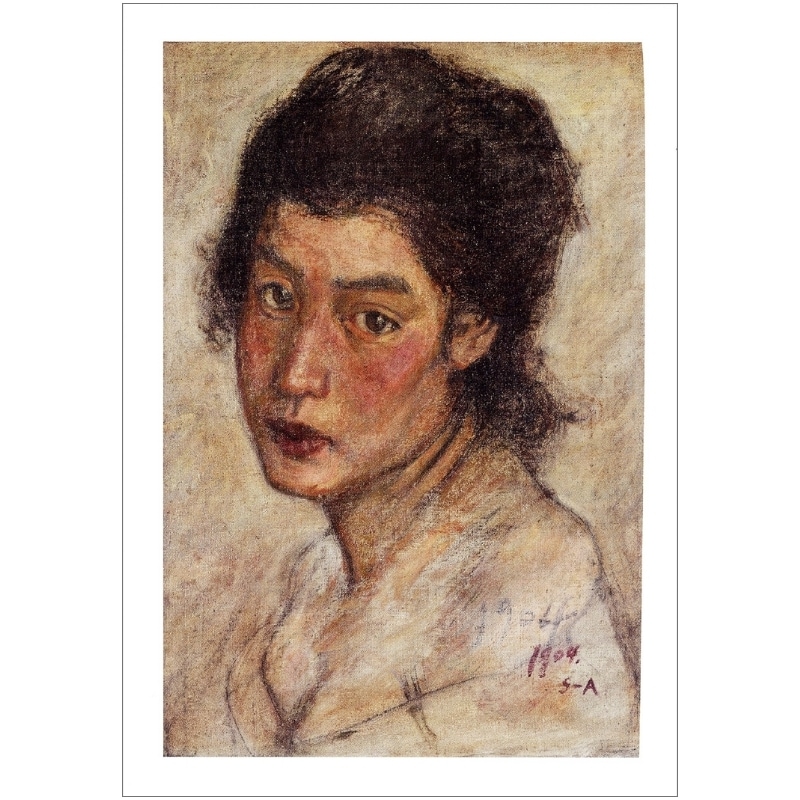 絵はがき〈女の顔〉青木繁 洋-35京都便利堂オンラインショップ