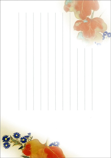 レターセット 神坂雪佳〈十二ヶ月草花図〉京都便利堂オンラインショップ