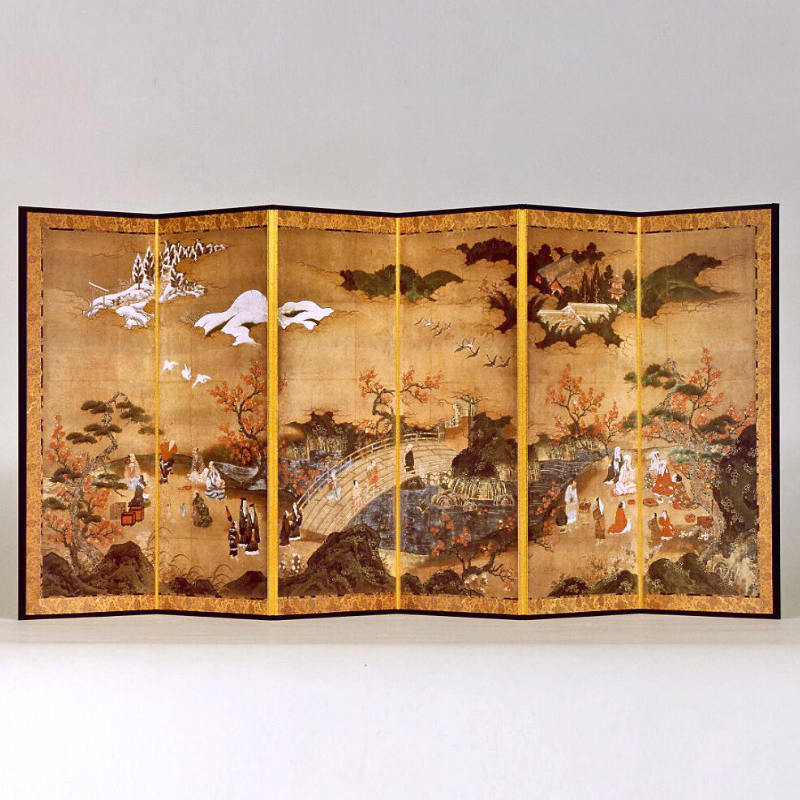 縮小屏風〈国宝 観楓図〉狩野秀頼京都便利堂オンラインショップ