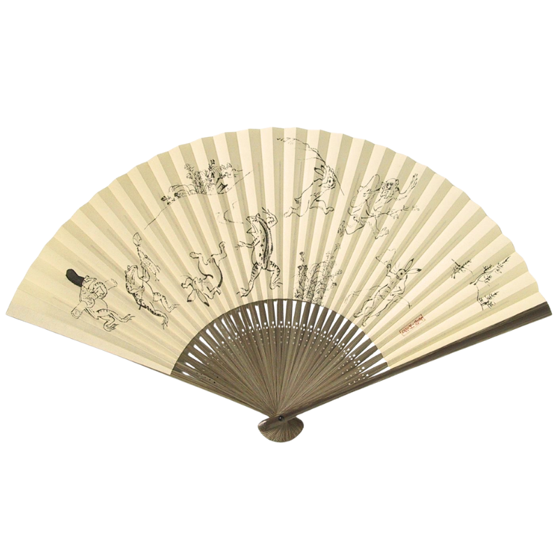 扇子〈国宝 鳥獣人物戯画〉(男女兼用)京都便利堂オンラインショップ