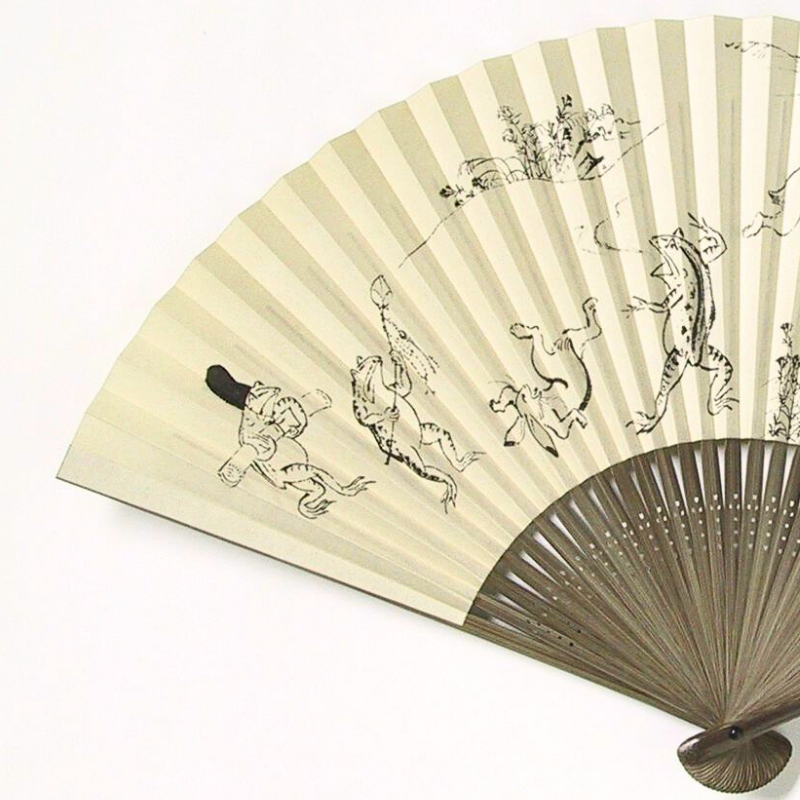 扇子〈国宝 鳥獣人物戯画〉(男女兼用)京都便利堂オンラインショップ