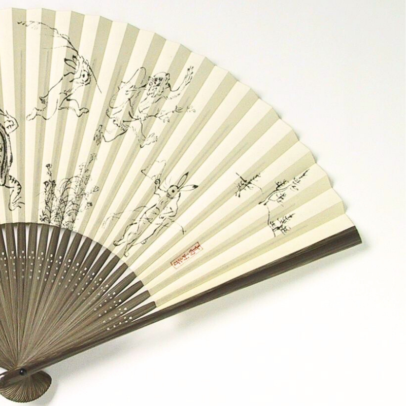 扇子〈国宝 鳥獣人物戯画〉(男女兼用)京都便利堂オンラインショップ