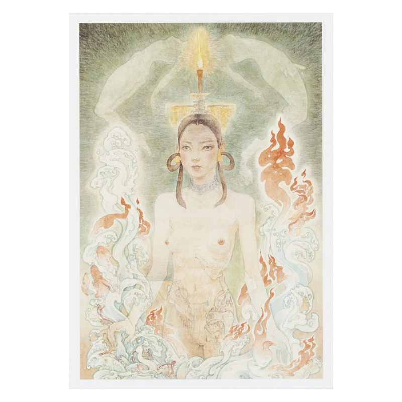 絵はがき〈菊燈台 挿画〉山口晃京都便利堂オンラインショップ