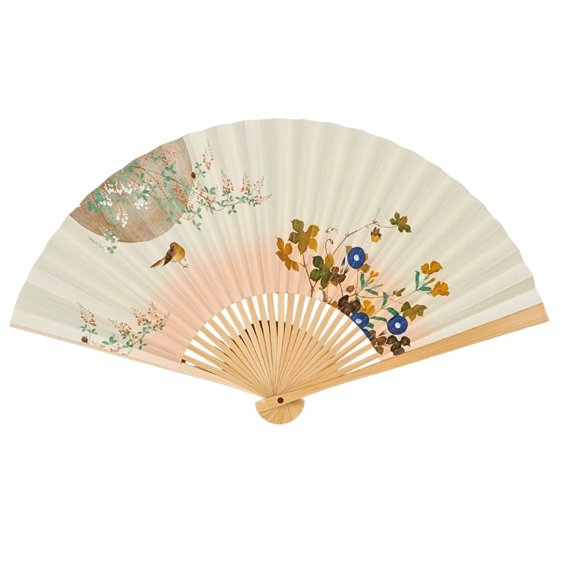 扇子〈四季花鳥図巻〉酒井抱一 (女性用)京都便利堂オンラインショップ