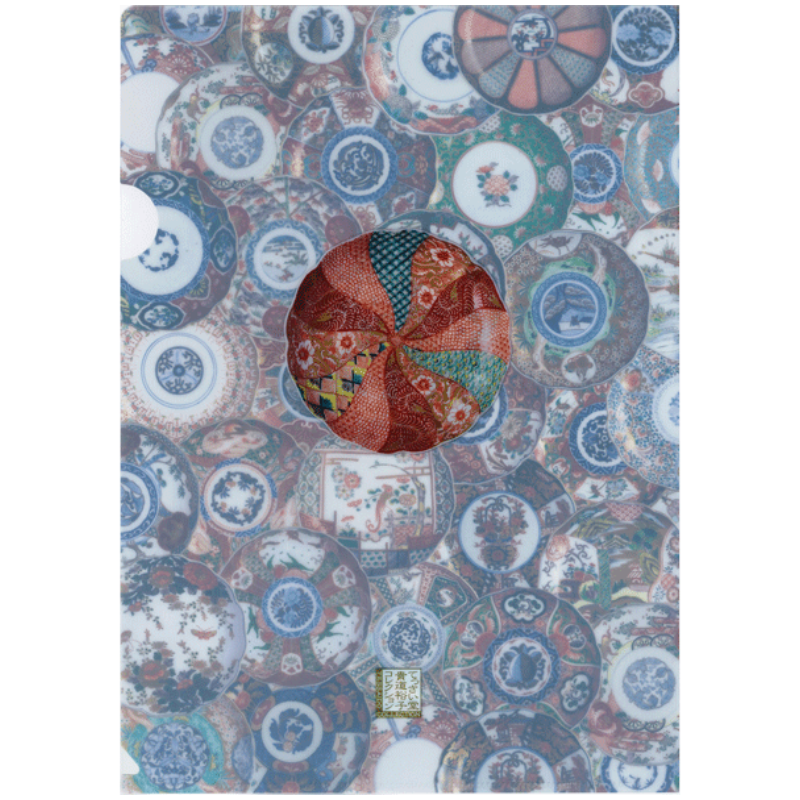 てっさい堂　唐絵 A4クリアファイル〈てっさい堂コレクション 古伊万里〉京都便利堂