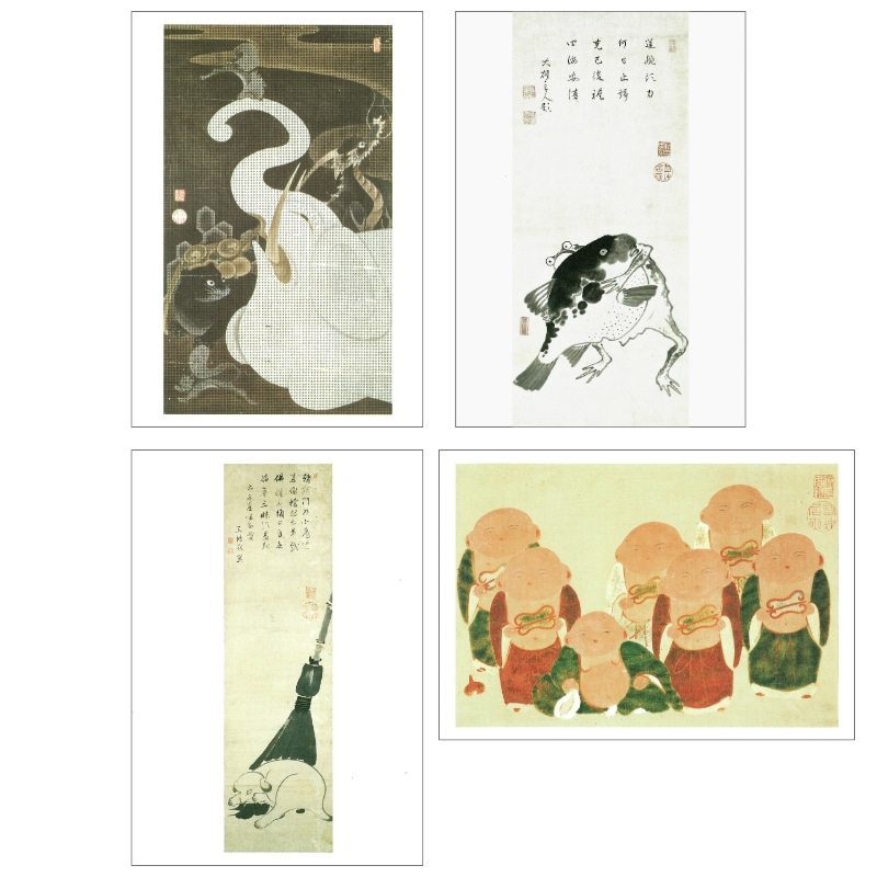 オリジナルバスガイド資料　 これで、伊勢鳥羽完璧⁉️ セット 6/10発売】絵はがきセット〈伊藤若冲 名品撰〉(20枚組)京都便利堂