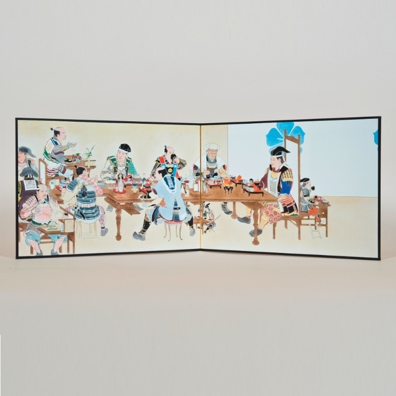 縮小屏風〈最後の晩餐〉山口晃京都便利堂オンラインショップ