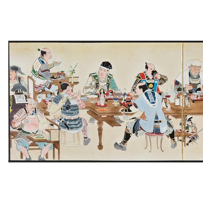 縮小屏風〈最後の晩餐〉山口晃京都便利堂オンラインショップ