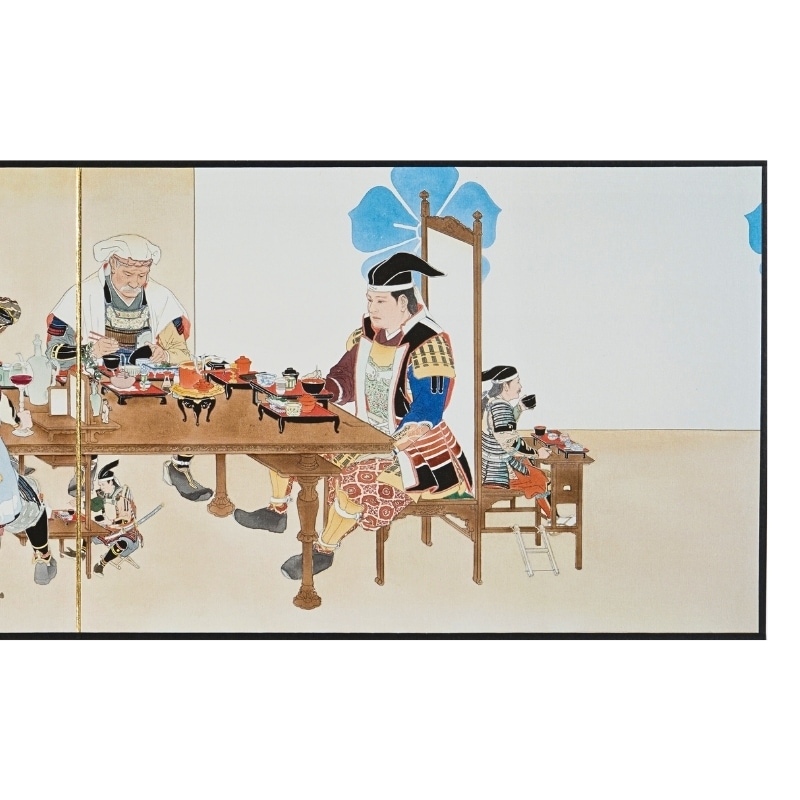 縮小屏風〈最後の晩餐〉山口晃京都便利堂オンラインショップ