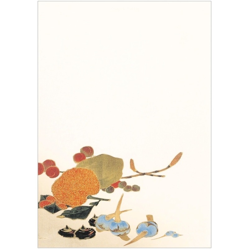 絵はがきセット〈重文 菜蟲譜(さいちゅうふ)〉伊藤若冲(8枚組)京都便利