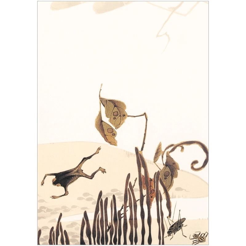 絵はがきセット〈重文 菜蟲譜(さいちゅうふ)〉伊藤若冲(8枚組)京都便利