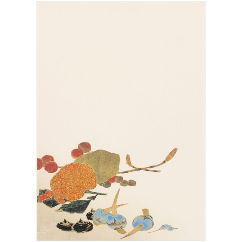 絵はがきセット〈重文 菜蟲譜(さいちゅうふ)〉伊藤若冲(8枚組