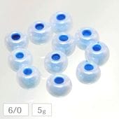 �������ӡ��� �������� ��������֥롼 6/0 ��4mm 5g �����ɥӡ��� �ϥ�ɥᥤ�� ��� ���� �ԥ��� �ͥå��쥹 ������ ���饹 �ӡ��� �ѡ��� ���饹�ӡ��� ���������꡼