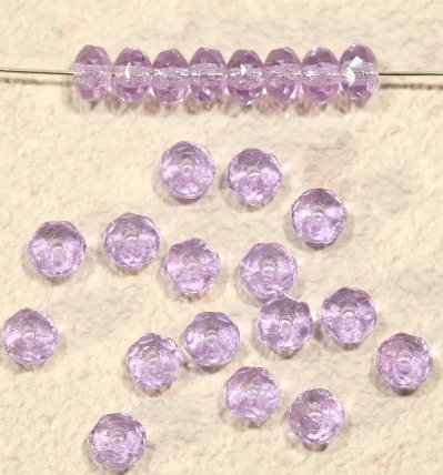 【アウトレット】チェコビーズ FP ドーナツ 3×5mm ライトタンザナイト ファイアポリッシュ変形 アクセサリー ハンドメイド 手芸 パーツ ビーズ ガラス ガラスビーズ|ファイアポリッシュ変形|チ